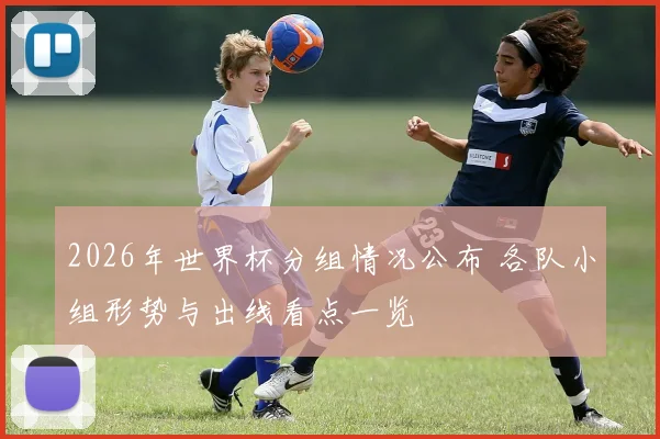 2026年世界杯分组情况公布 各队小组形势与出线看点一览